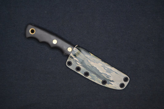 KNIVES OF ALASKA ALPHA WOLF CUSTOM ATACS IX FOLD-OVER KYDEX SHEATH BY RED HILL SHEATHS