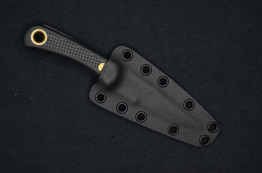 KNIVES OF ALASKA CUB BEAR CUSTOM BLACK 2-PIECE KYDEX SHEATH BY RED HILL SHEATHS