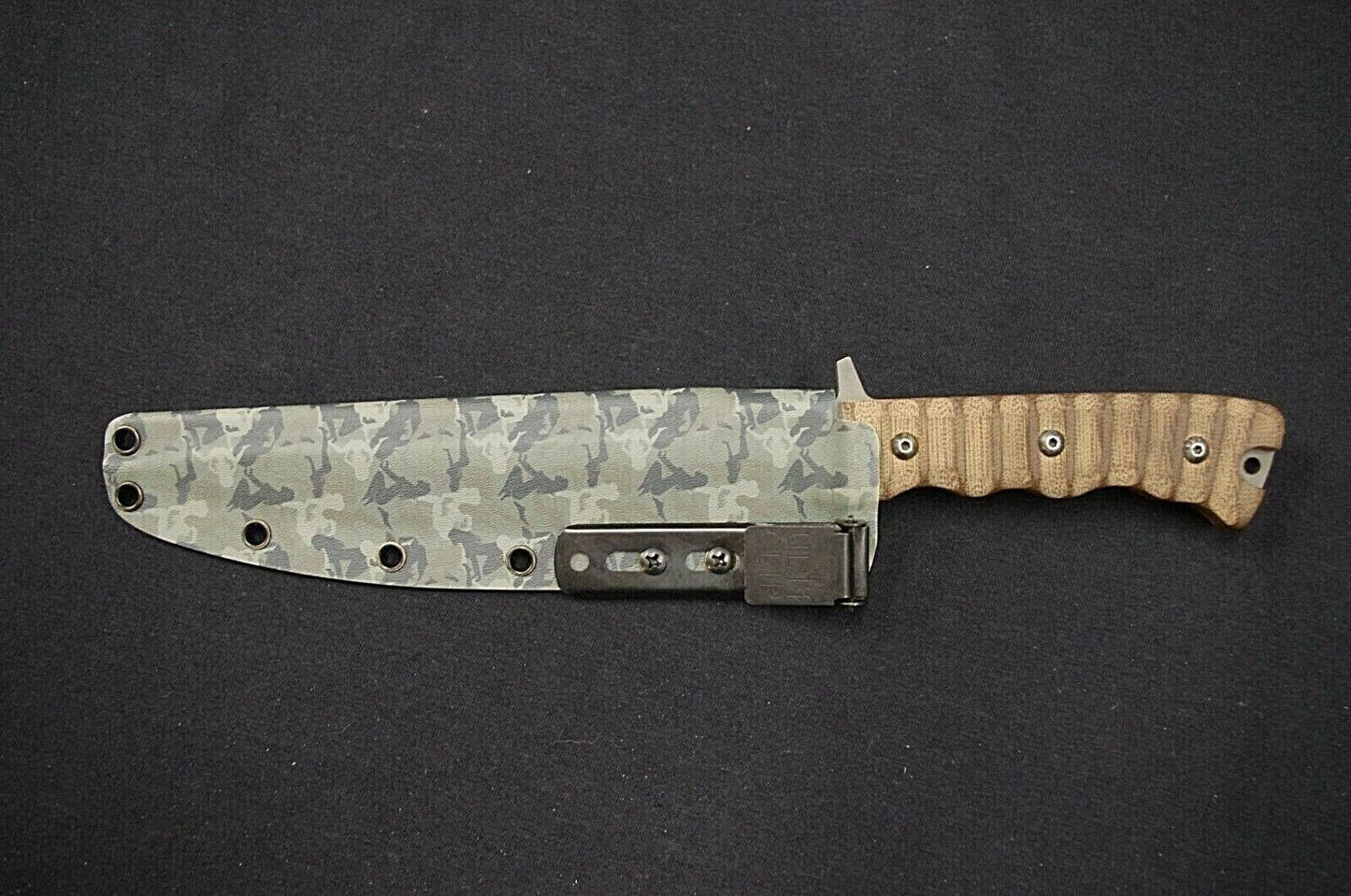 TOPS WILD PIG HUNTER CUSTOM KYDEX MINI GIRLZ SHEATH W/ ULTI CLIP BY RED HILL SHEATHS **NO KNIFE**