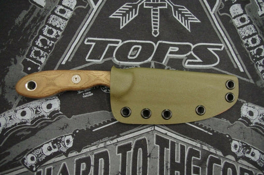 TOPS KNIVES SCANDI TREKKER OD GREEN CUSTOM KYDEX SHEATH BY RED HILL SHEATHS (KNIFE NOT INCLUDED)