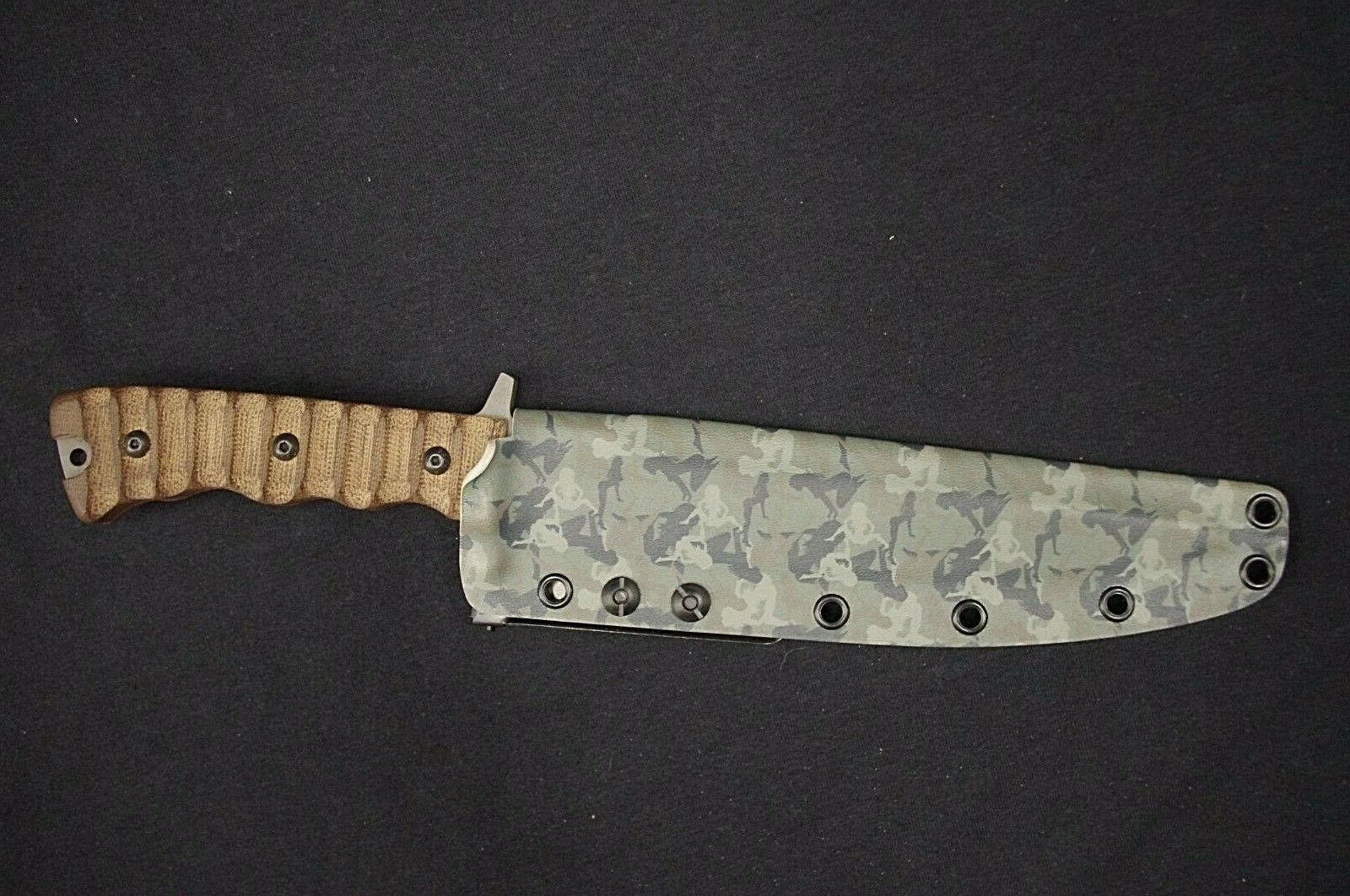 TOPS WILD PIG HUNTER CUSTOM KYDEX MINI GIRLZ SHEATH W/ ULTI CLIP BY RED HILL SHEATHS **NO KNIFE**