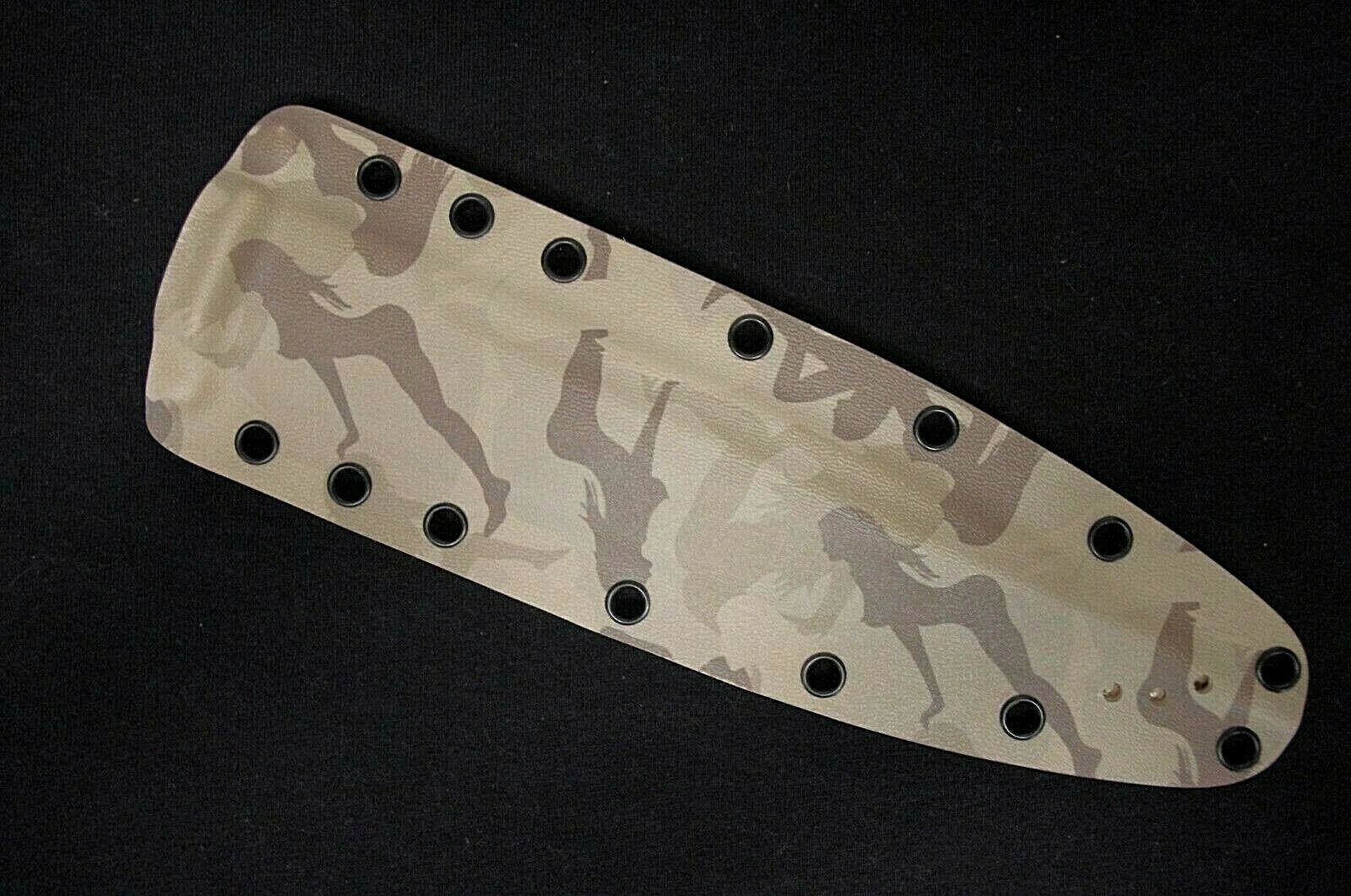 TOPS KNIVES WILD PIG HUNTER CUSTOM KYDEX DESERT GIRLZ SHEATH BY RED HILL SHEATHS ***NO KNIFE**