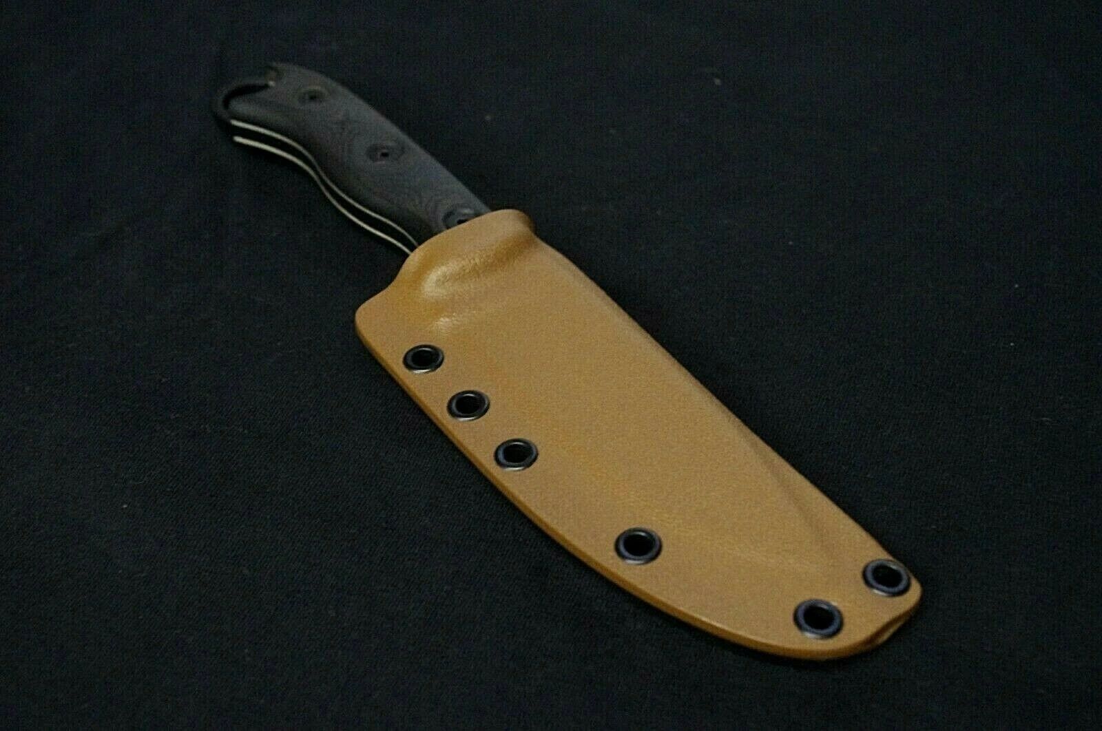 TOPS KNIVES HOG 4.5 CUSTOM .093 COYOTE BROWN KYDEX SHEATH BY RED HILL SHEATHS **KNIFE NOT INCLUDED*