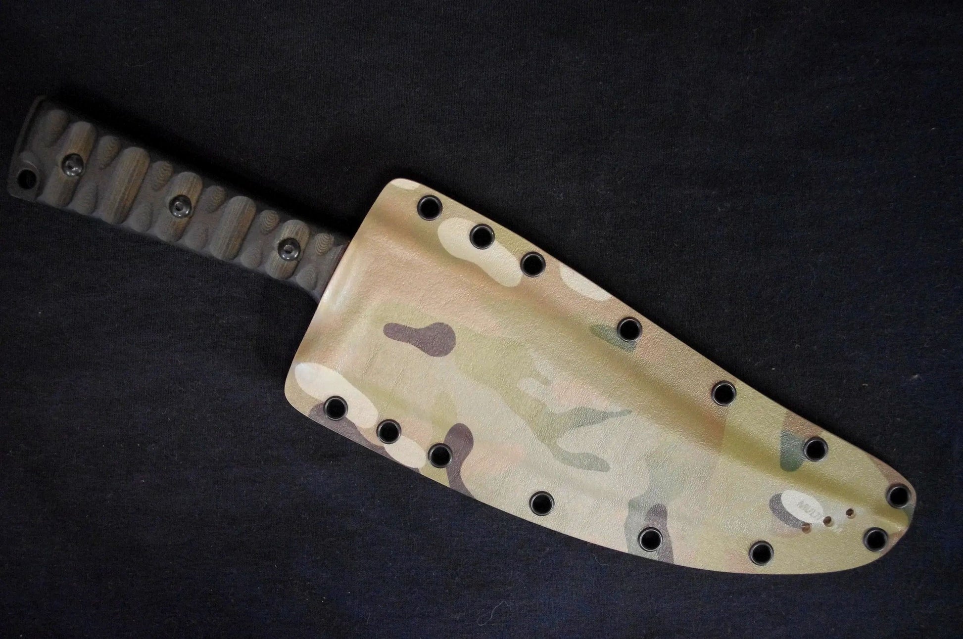 TOPS KNIVES PRATHER WAR BOWIE MULTICAM CUSTOM KYDEX SHEATH BY RED HILL SHEATHS **NO KNIFE*