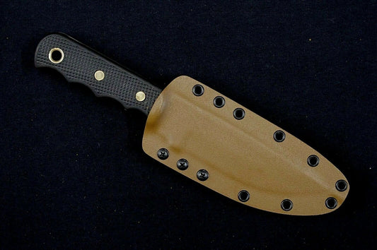 KNIVES OF ALASKA BUSH CAMP CUSTOM KYDEX RED HILL SHEATH W/ TEK-LOK (NO KNIFE)