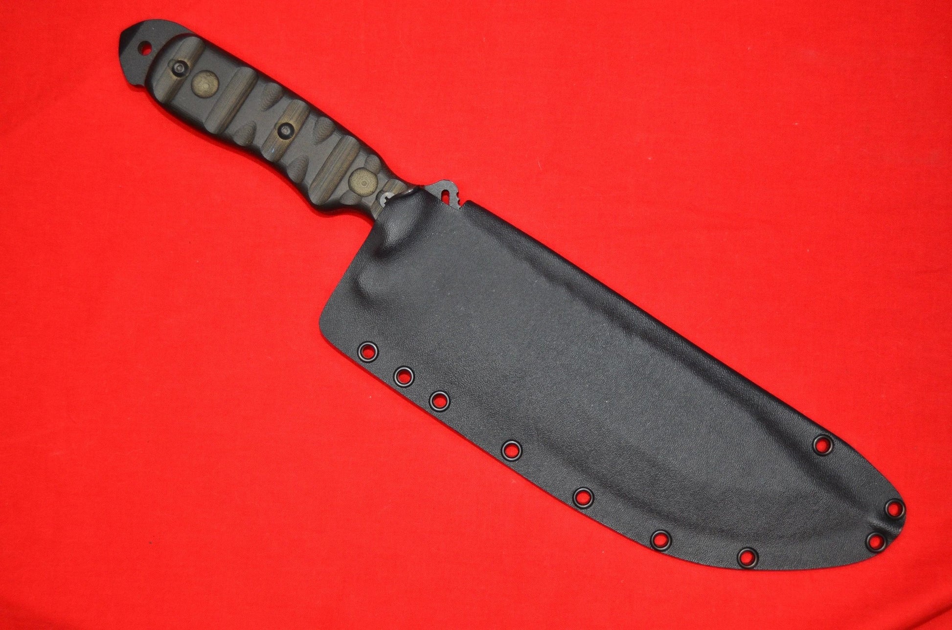 TOPS KNIVES SXB SKULLCRUSHER X-TREME BLADE CUSTOM KYDEX SHEATH BY RED HILL SHEATHS