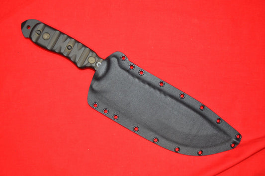 TOPS KNIVES SXB SKULLCRUSHER X-TREME BLADE CUSTOM KYDEX SHEATH BY RED HILL SHEATHS