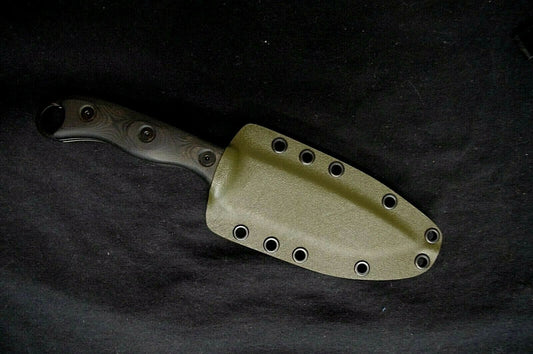 TOPS KNIVES HOG 4.5 CUSTOM .093 OD GREEN KYDEX SHEATH BY RED HILL SHEATHS **KNIFE NOT INCLUDED**