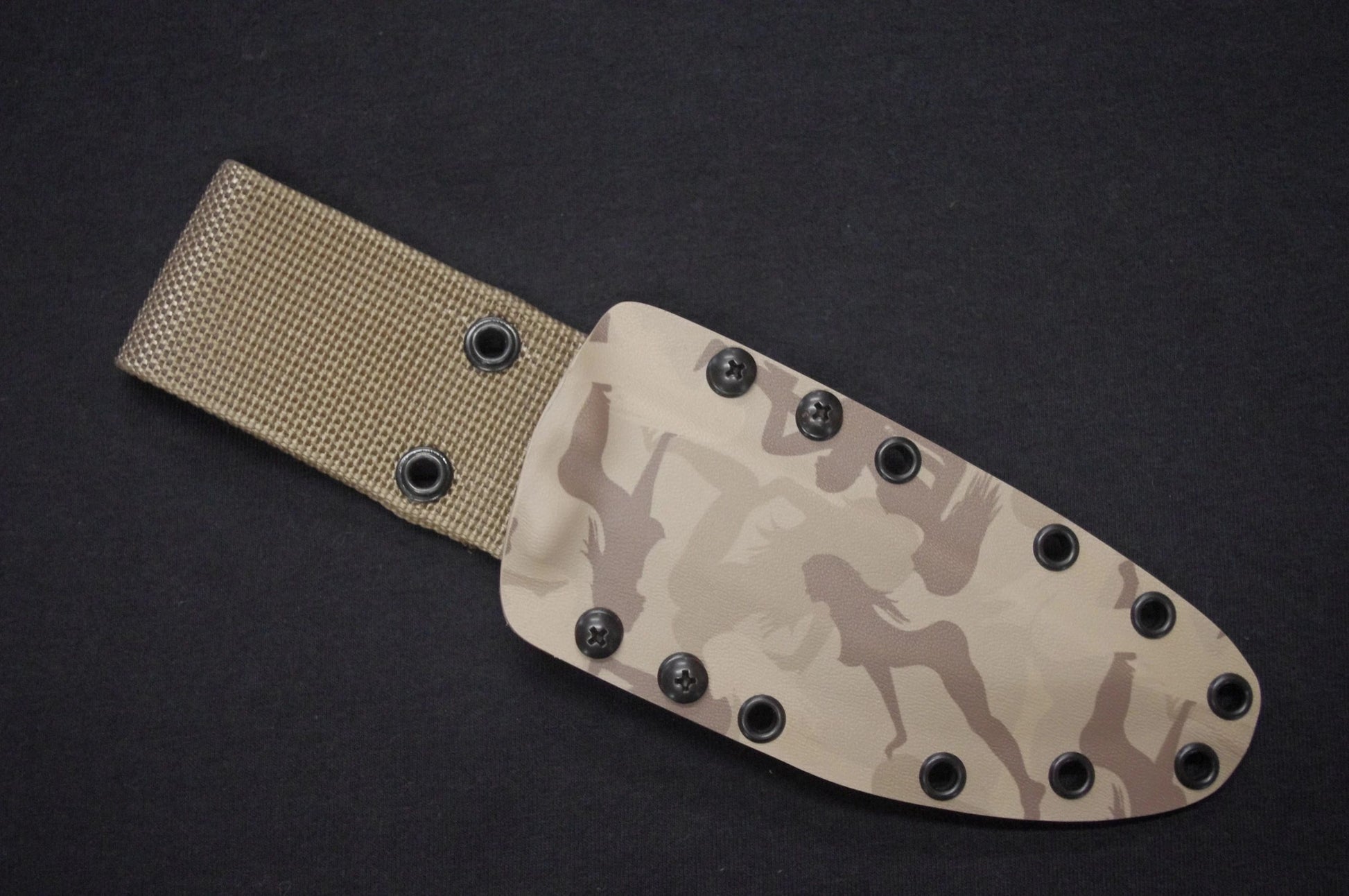2" NYLON BELT LOOP WITH CUSTOM MOUNTING PLATE *COLOR CHOICE AVALIBLE* (DOES NOT INCLUDE SHEATH)
