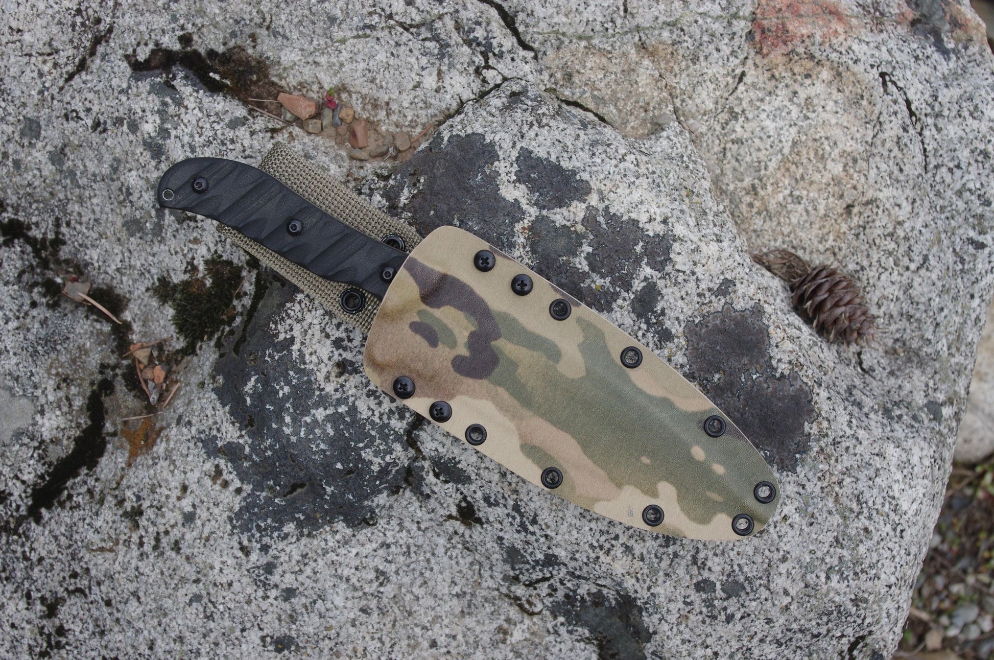 TOPS KNIVES SILENT HERO CUSTOM KYDEX SHEATH BUILT YOUR WAY (KNIFE NOT INCLUDED)