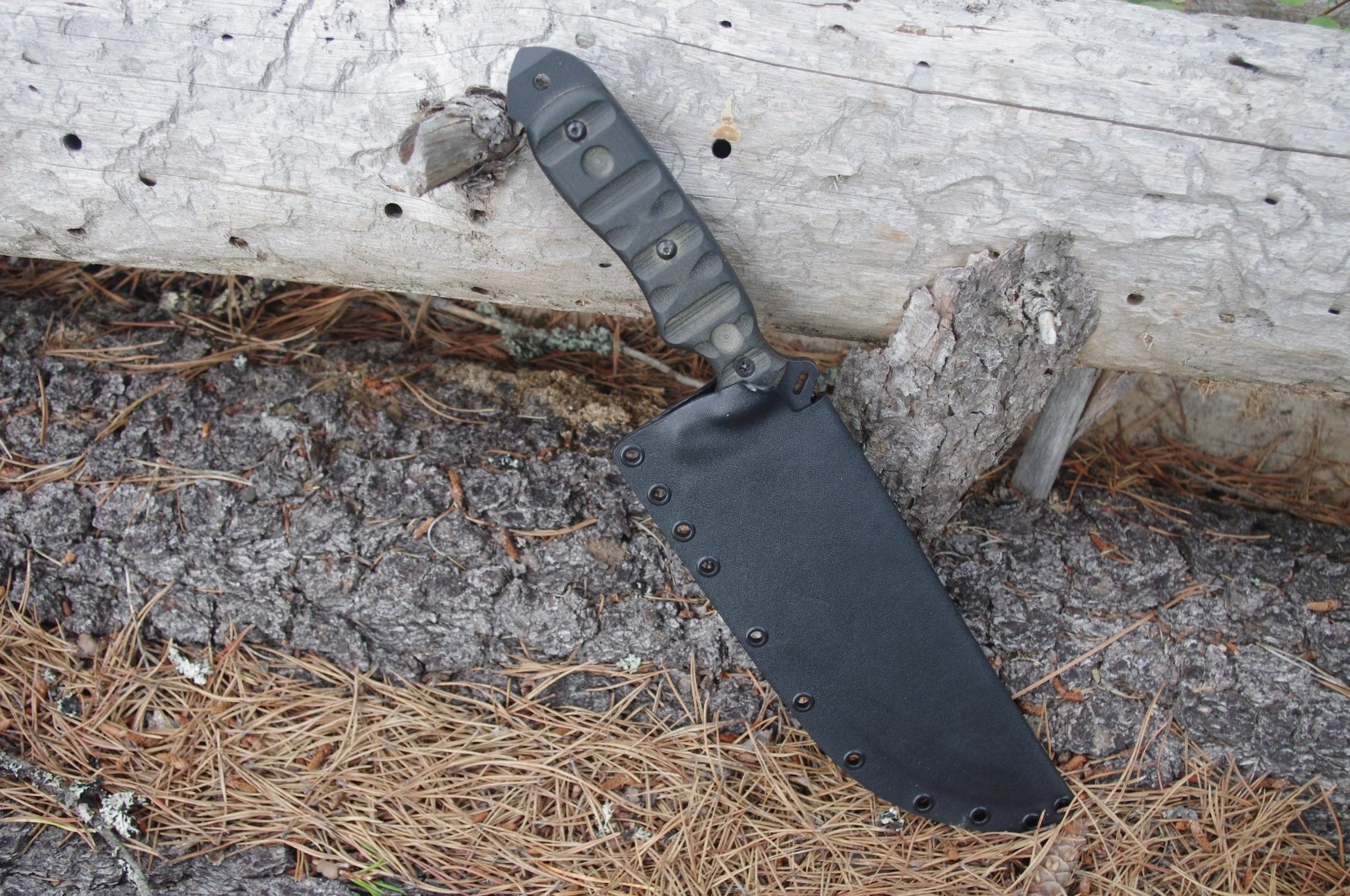 TOPS KNIVES SXB SKULLCRUSHER X-TREME BLADE CUSTOM KYDEX SHEATH BY RED HILL SHEATHS